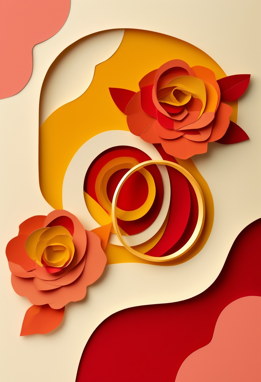 Anniversary Rose Rings Bloom