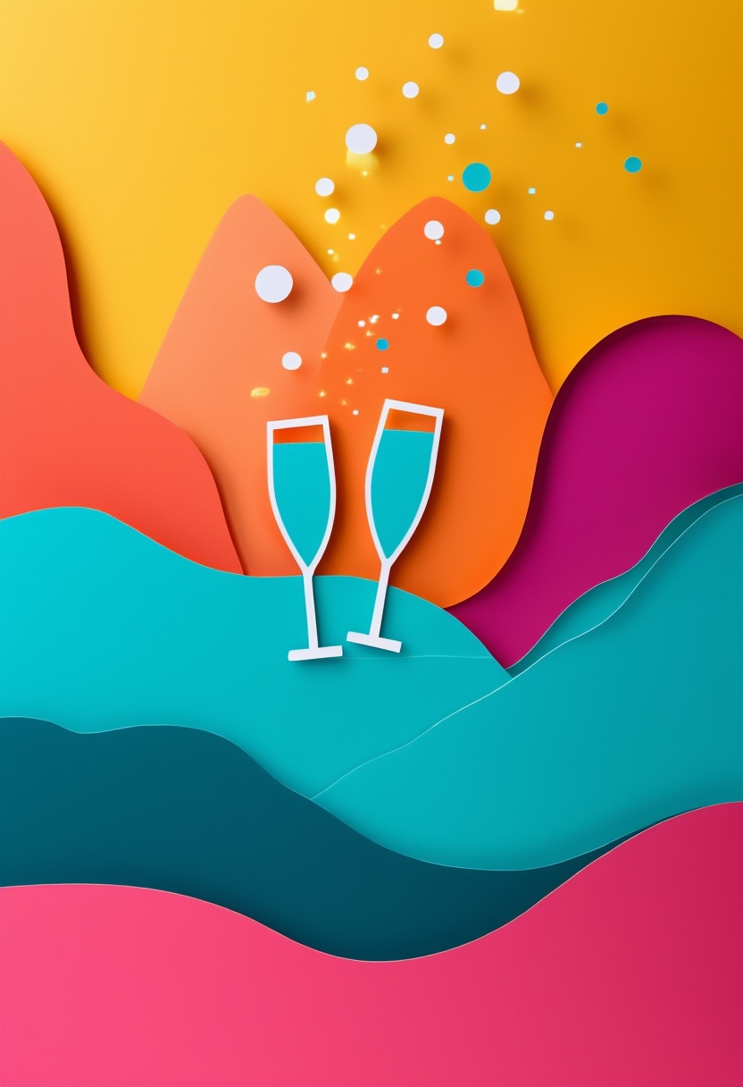 Bubbly Toast Celebration