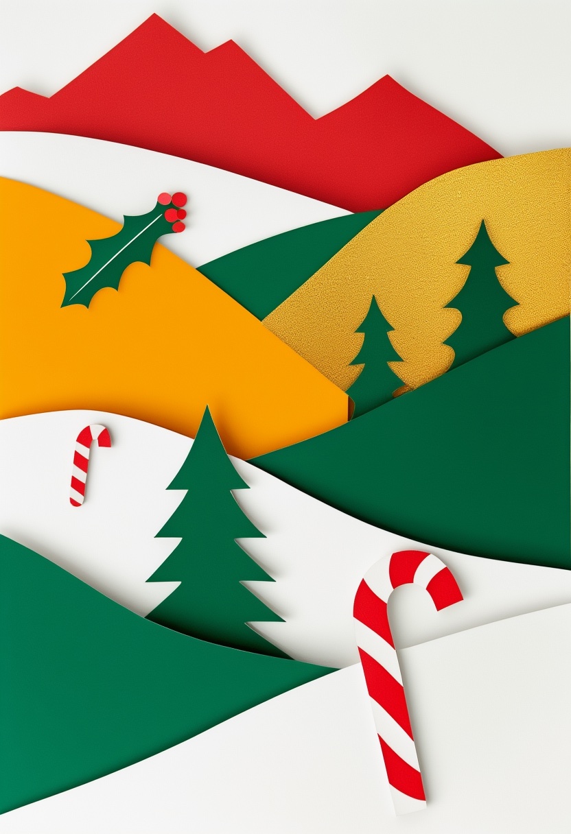 Candy Cane Forest Whimsy