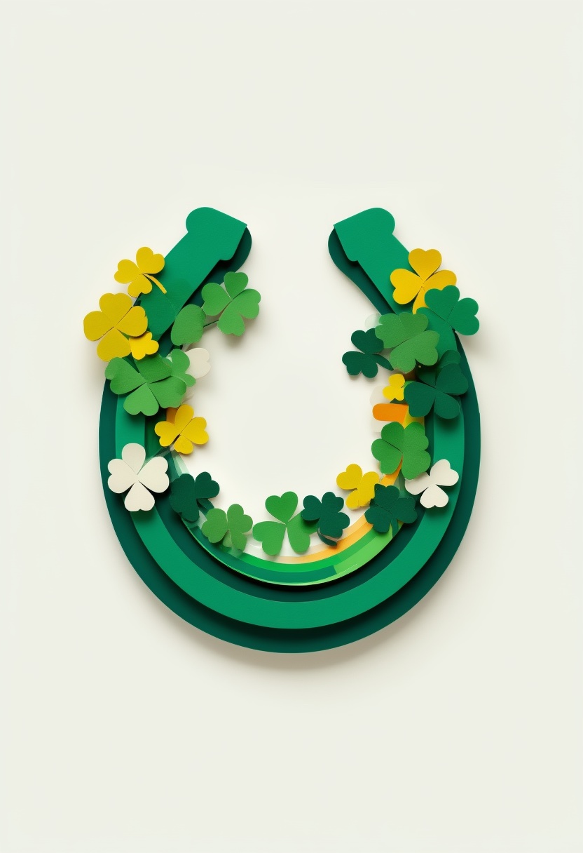 Clover Horseshoe Wishing Luck