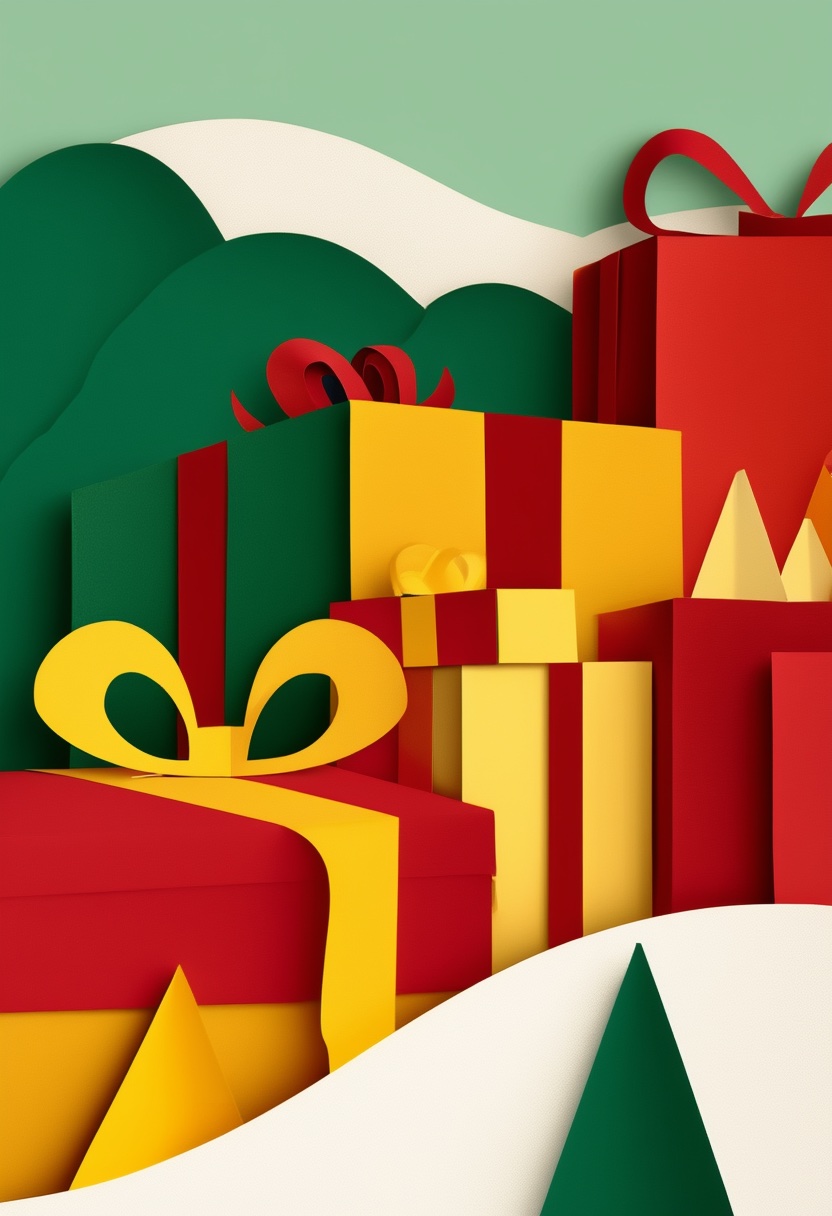 Colorful Gift Stack