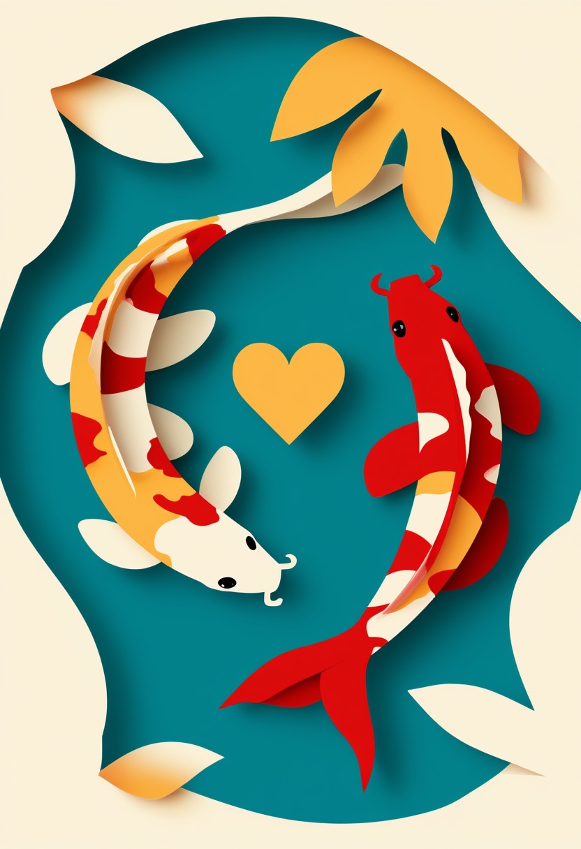 Koi Love Heart Celebration