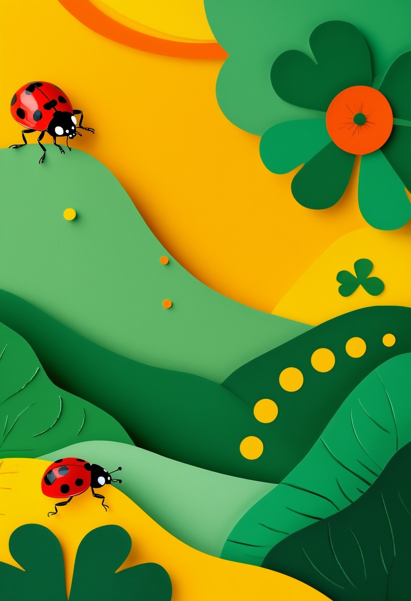 Ladybug Garden Layered Elegance