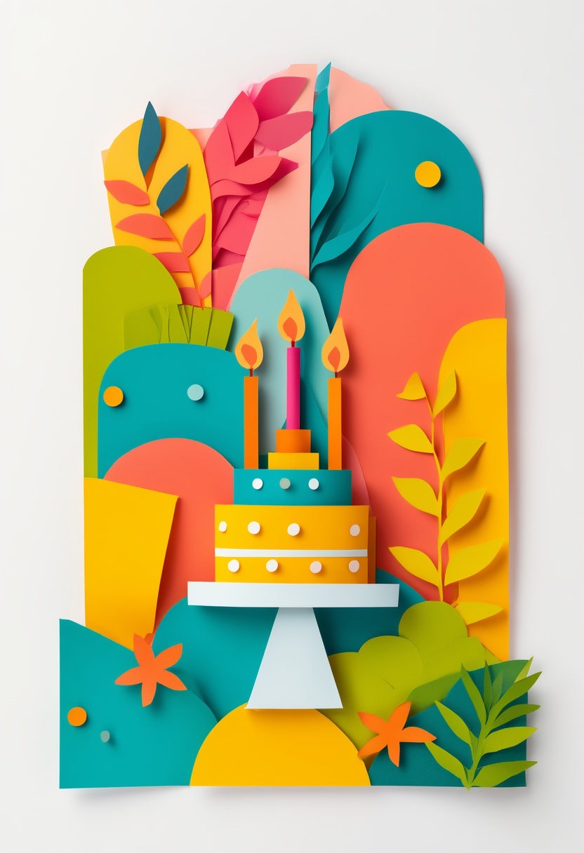 Layered Birthday Cake Celebration