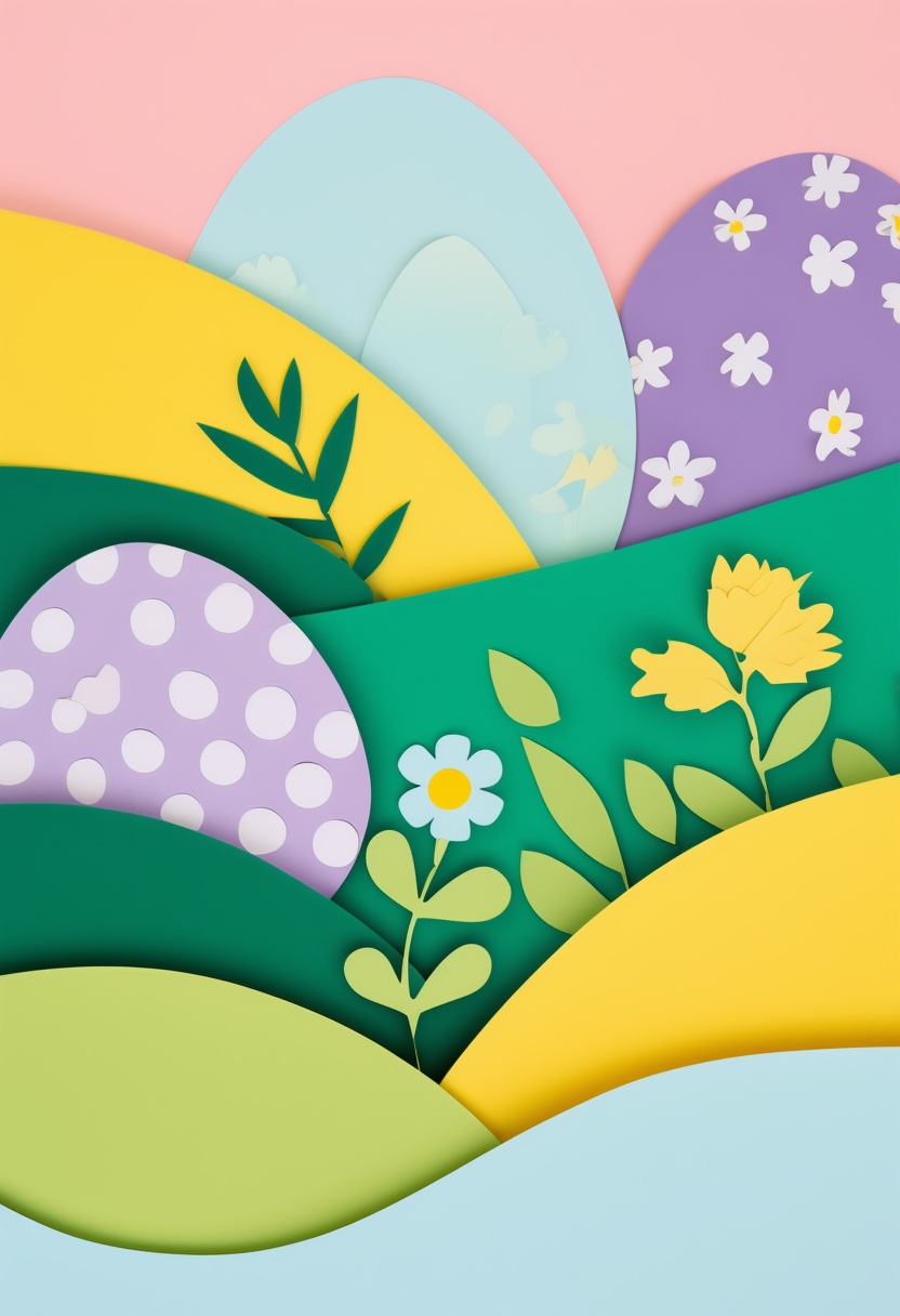 Layered Bloom Easter Garden