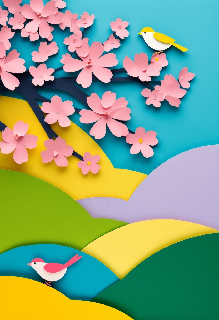 Layered Paper Blossoms
