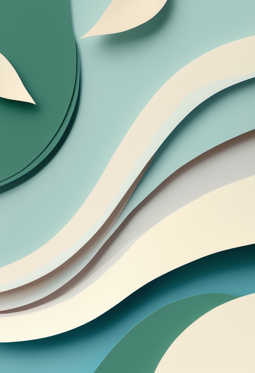 Layered Paper Cutout Harmony