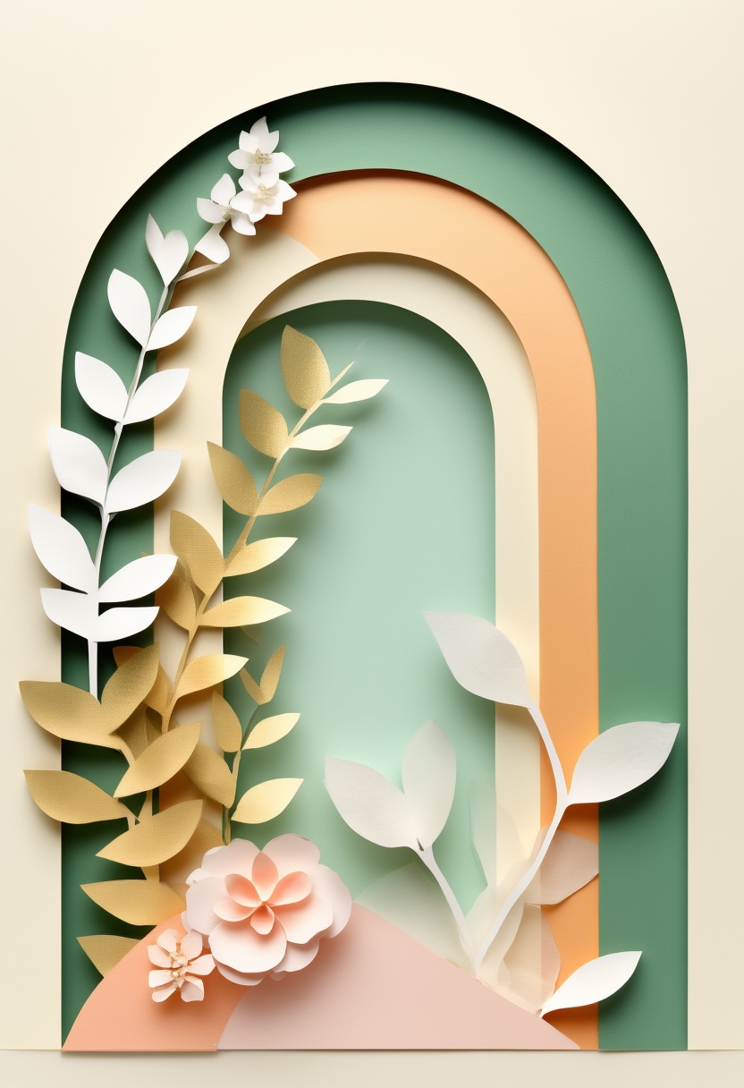 Layered Paper Garden Bloom