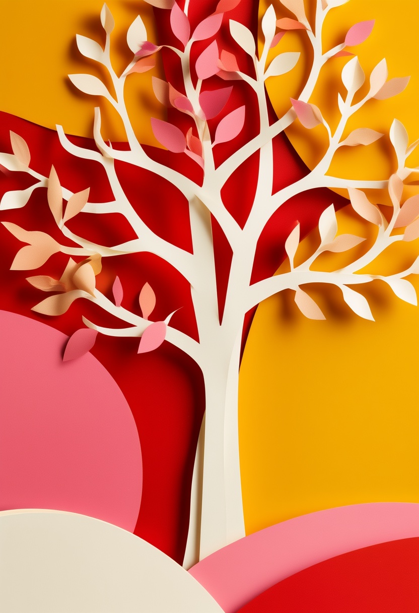 Layered Paper Tree Harmony