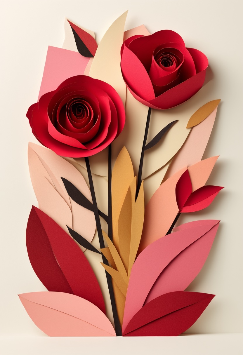 Layered Rose Bloom Celebration