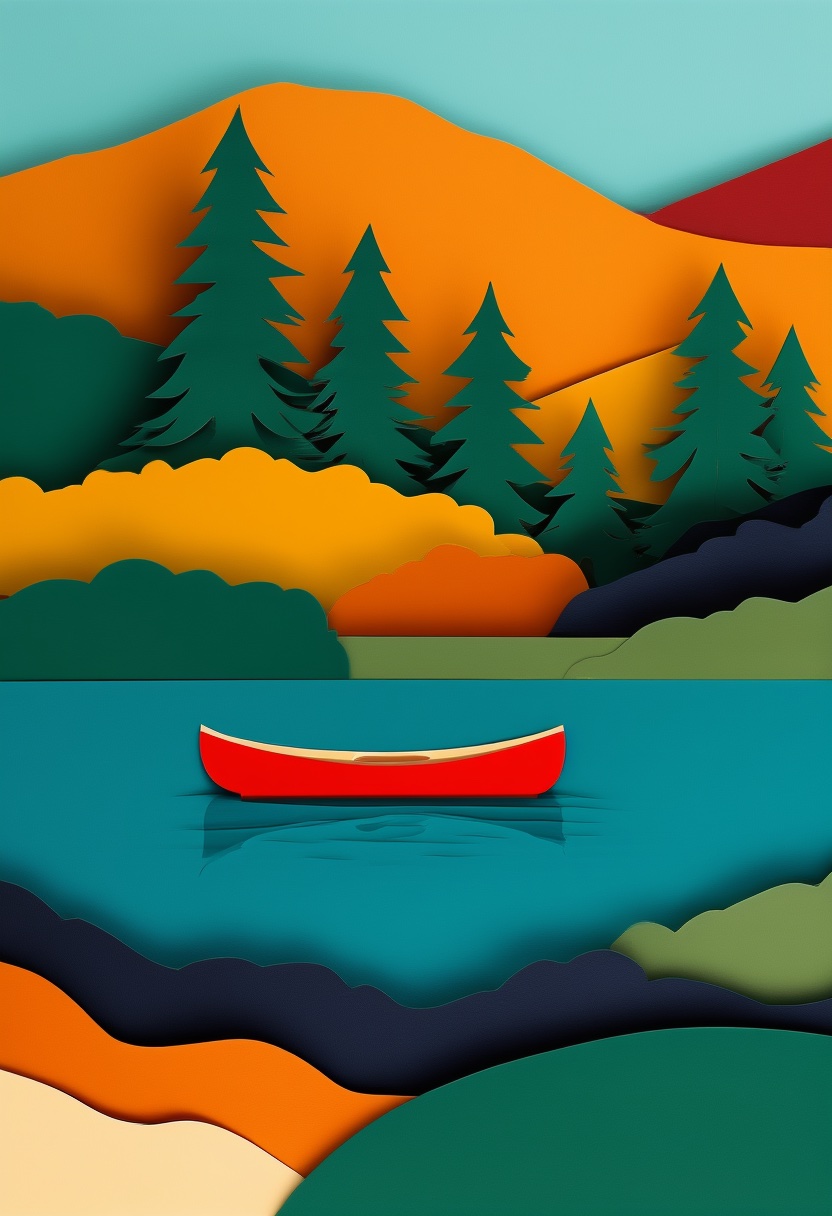 Mountain Lake Canoe Journey