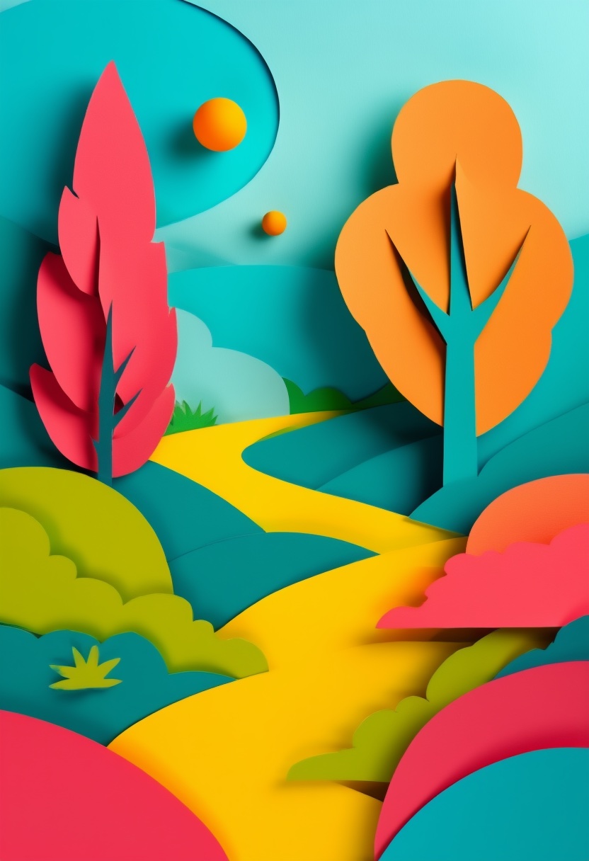 Playful Paper Path Summer