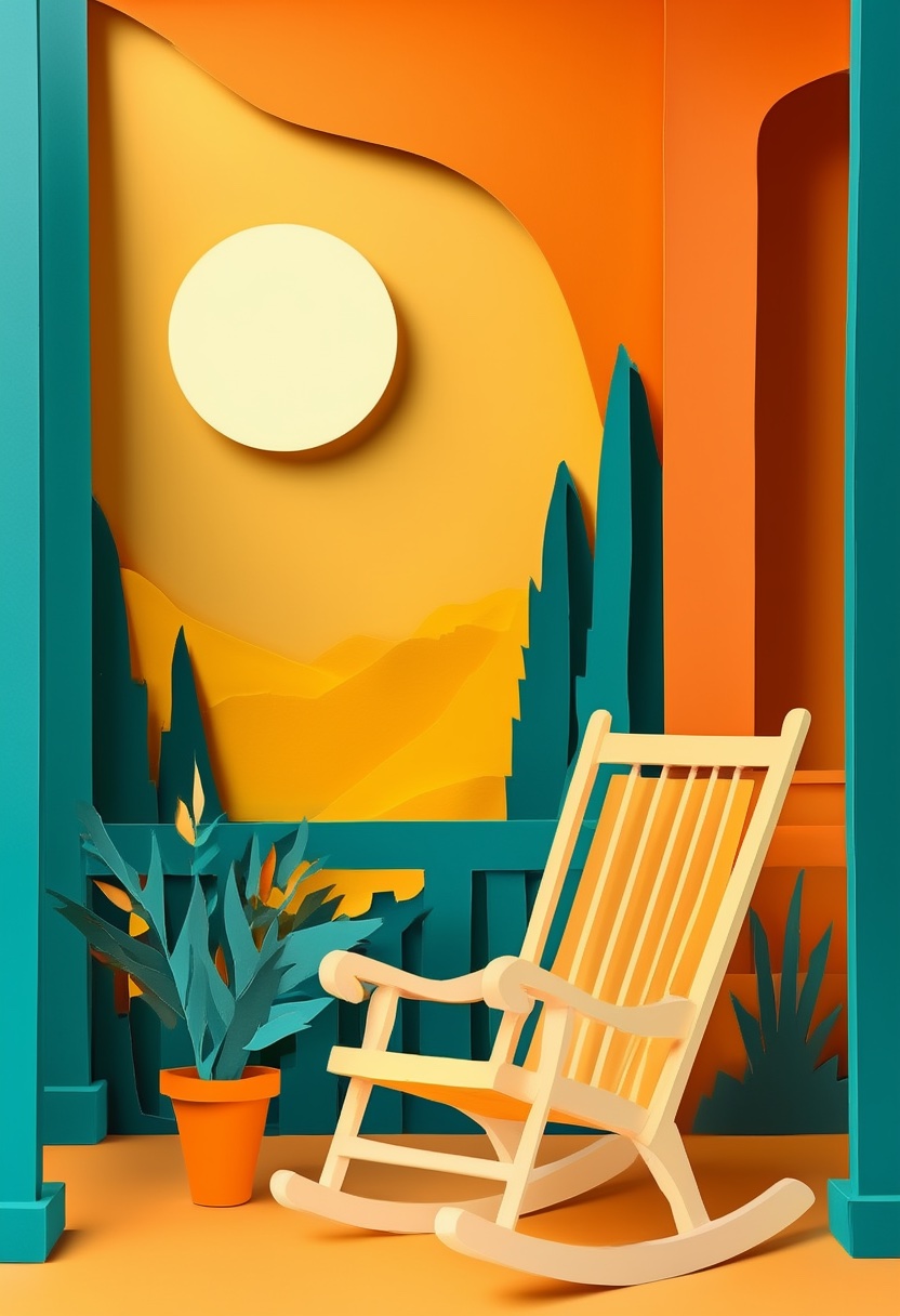 Retirement Porch Serenity