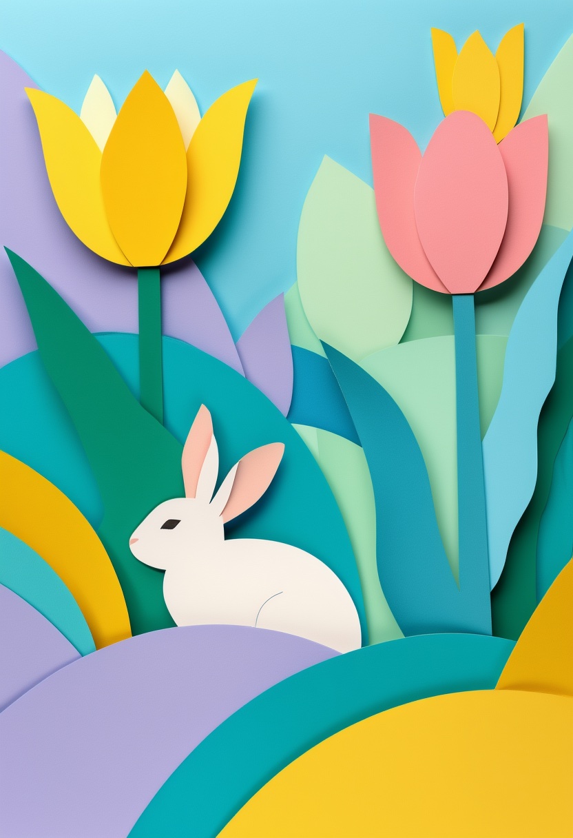 Spring Tulip Garden