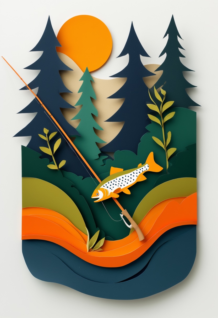 Sunlit Trout Leap