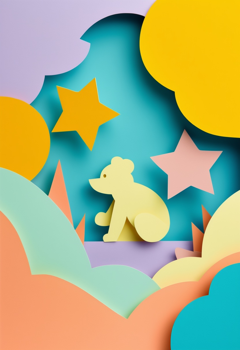 Teddy Bear Stargazing Dreams