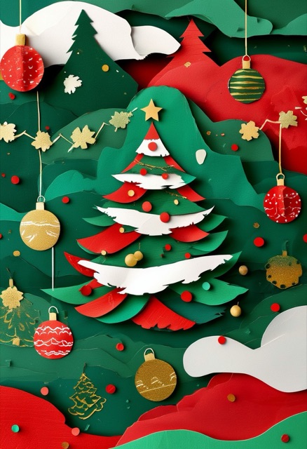 Matisse Noel Tree Collage