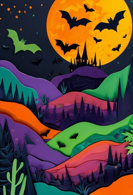 Spooky Moonlit Night