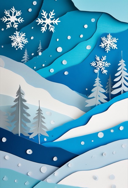 Winter Forest Silhouette