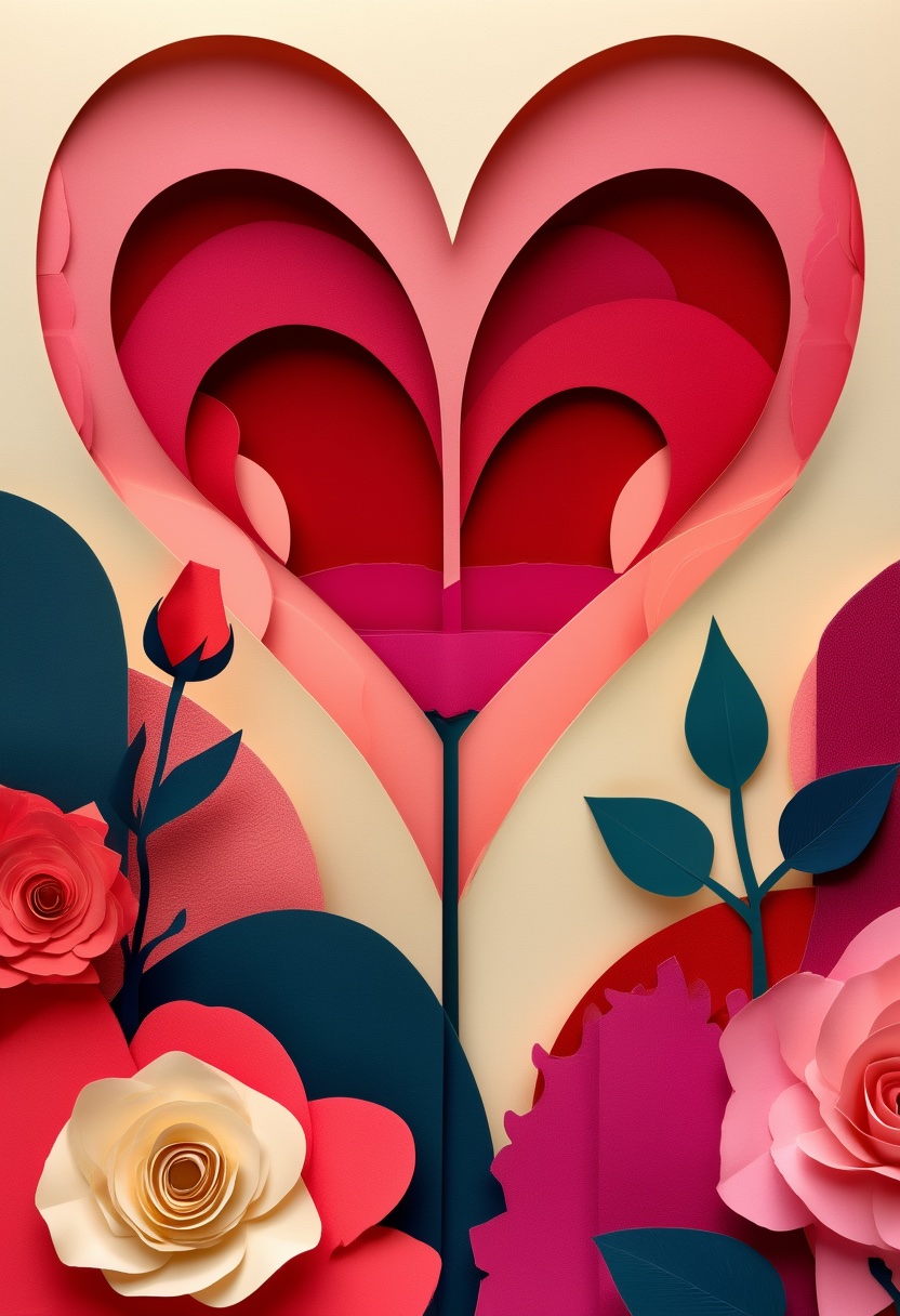 Valentine's Day Heartfelt Roses