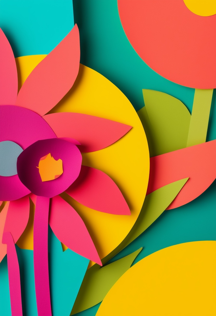Vibrant Paper Bloom Celebration