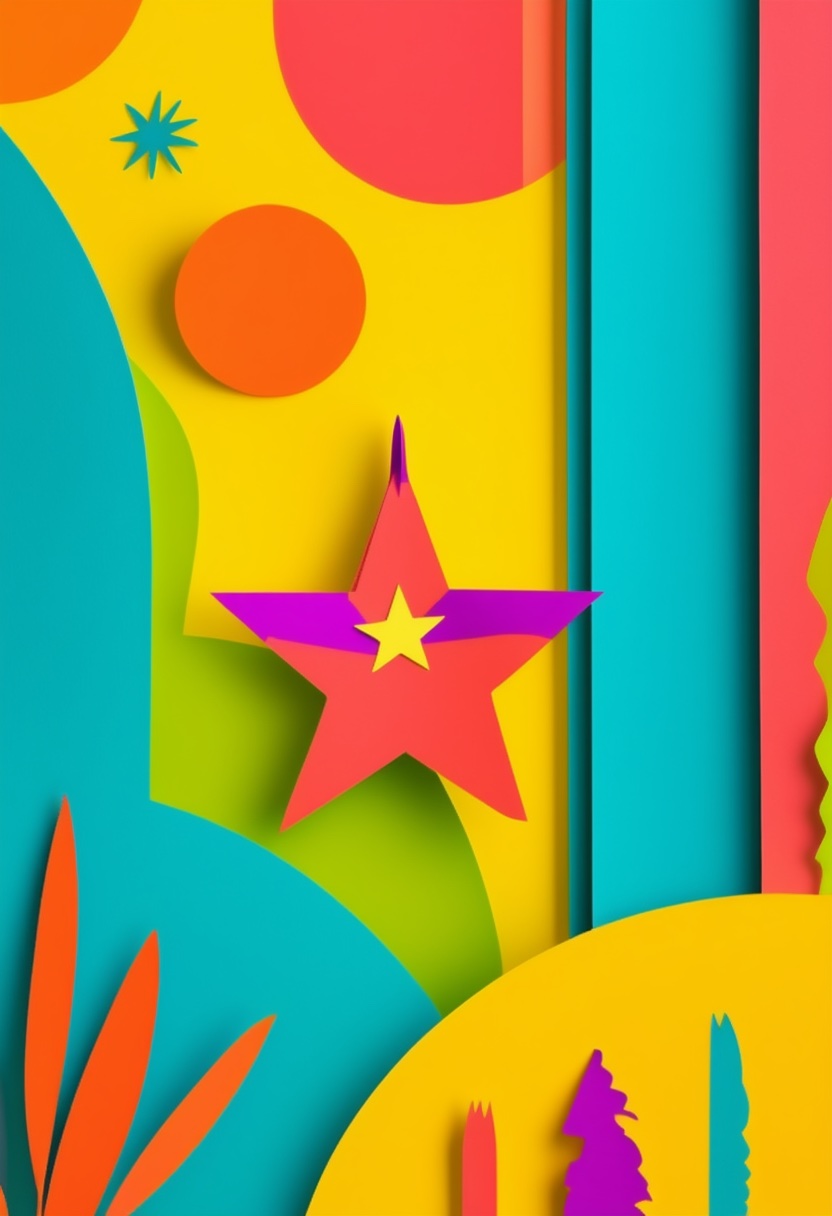 Vibrant Starburst Celebration